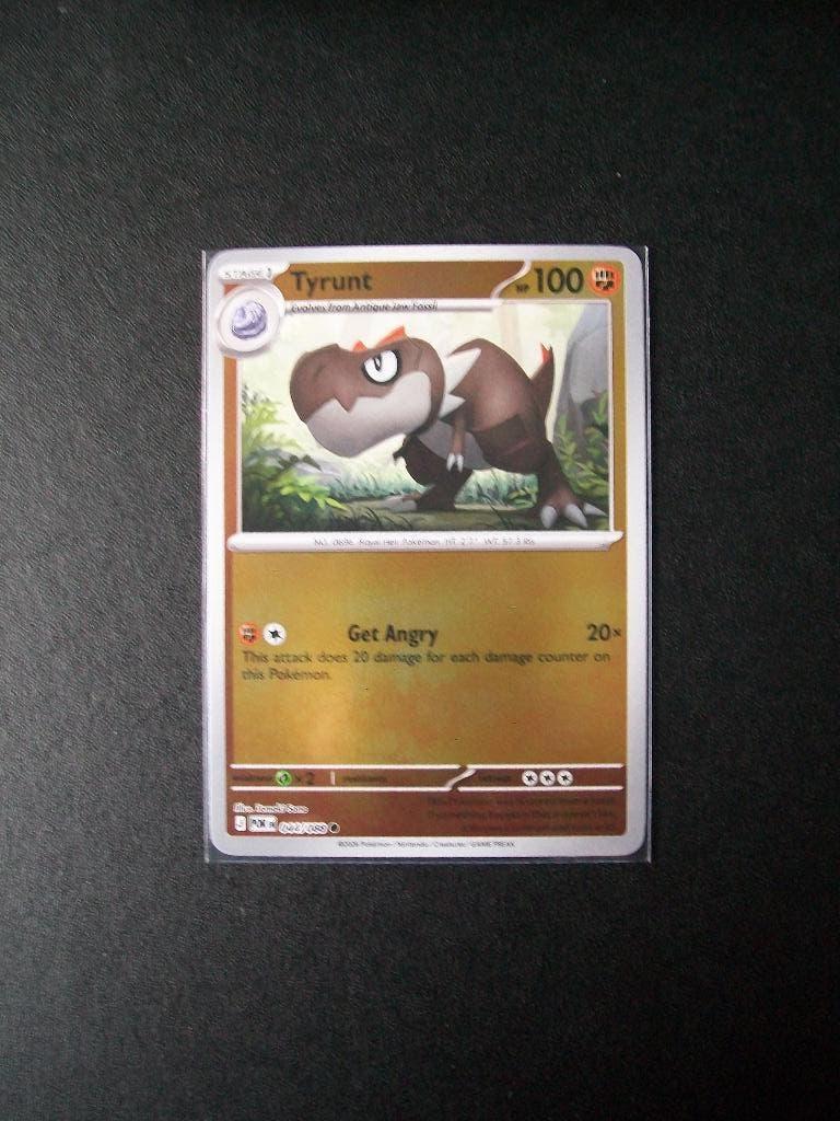 9527. Nieuwe Pokemon Kaart  Holofoil TYRUNT HP 100 (044/088), Verzenden, Nieuw, Losse kaart, Foil