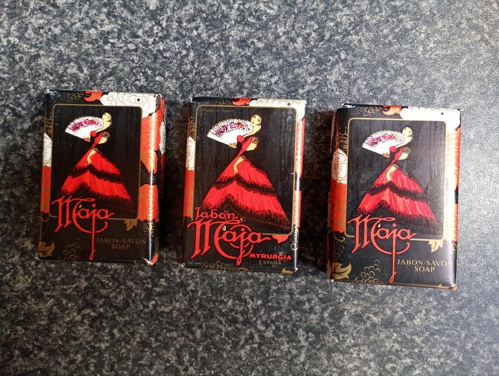 Maja Zeep - 3 stuks - Vintage Spaanse Zeep, Ophalen of Verzenden