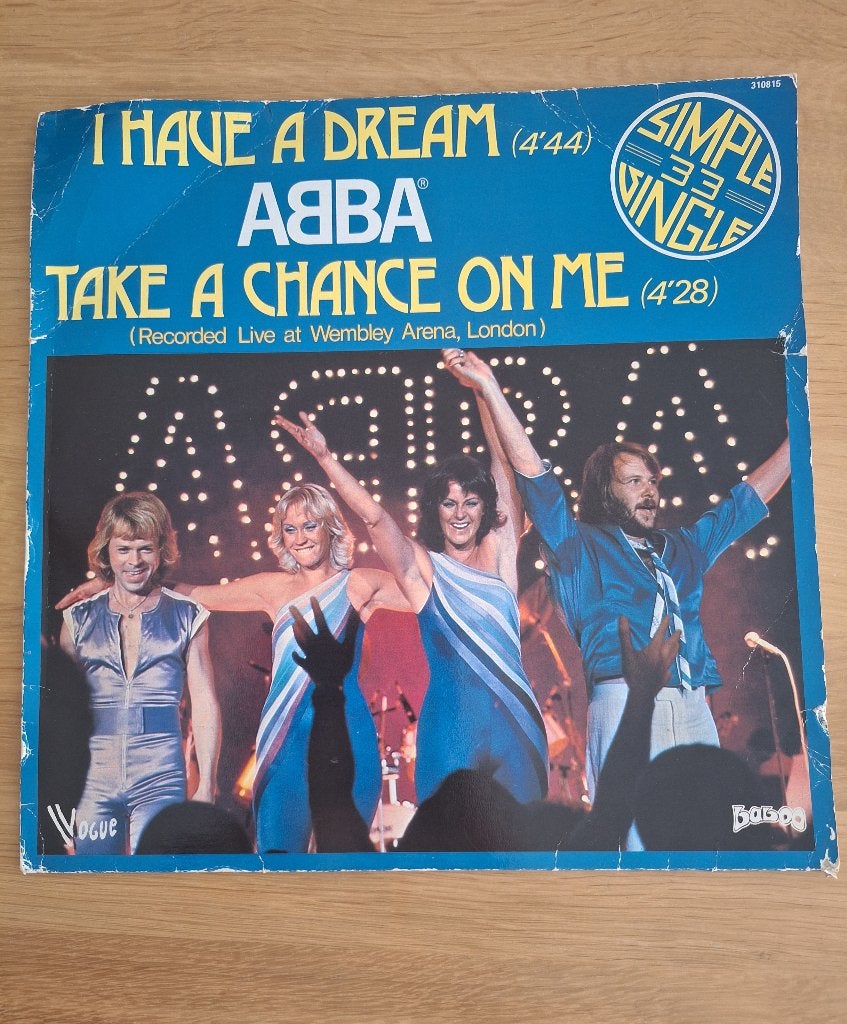 ABBA 12 inch maxi single I have a dream, Gebruikt, Verzenden, Pop, EP