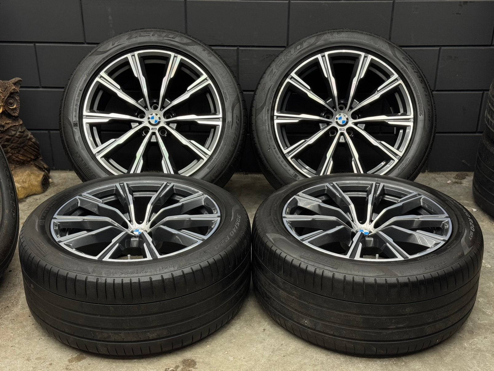 Originele 20 inch BMW X5 G05 X6 G06 740M 5x112 Breedset TPMS, Ophalen, ., 275 mm, Banden en Velgen