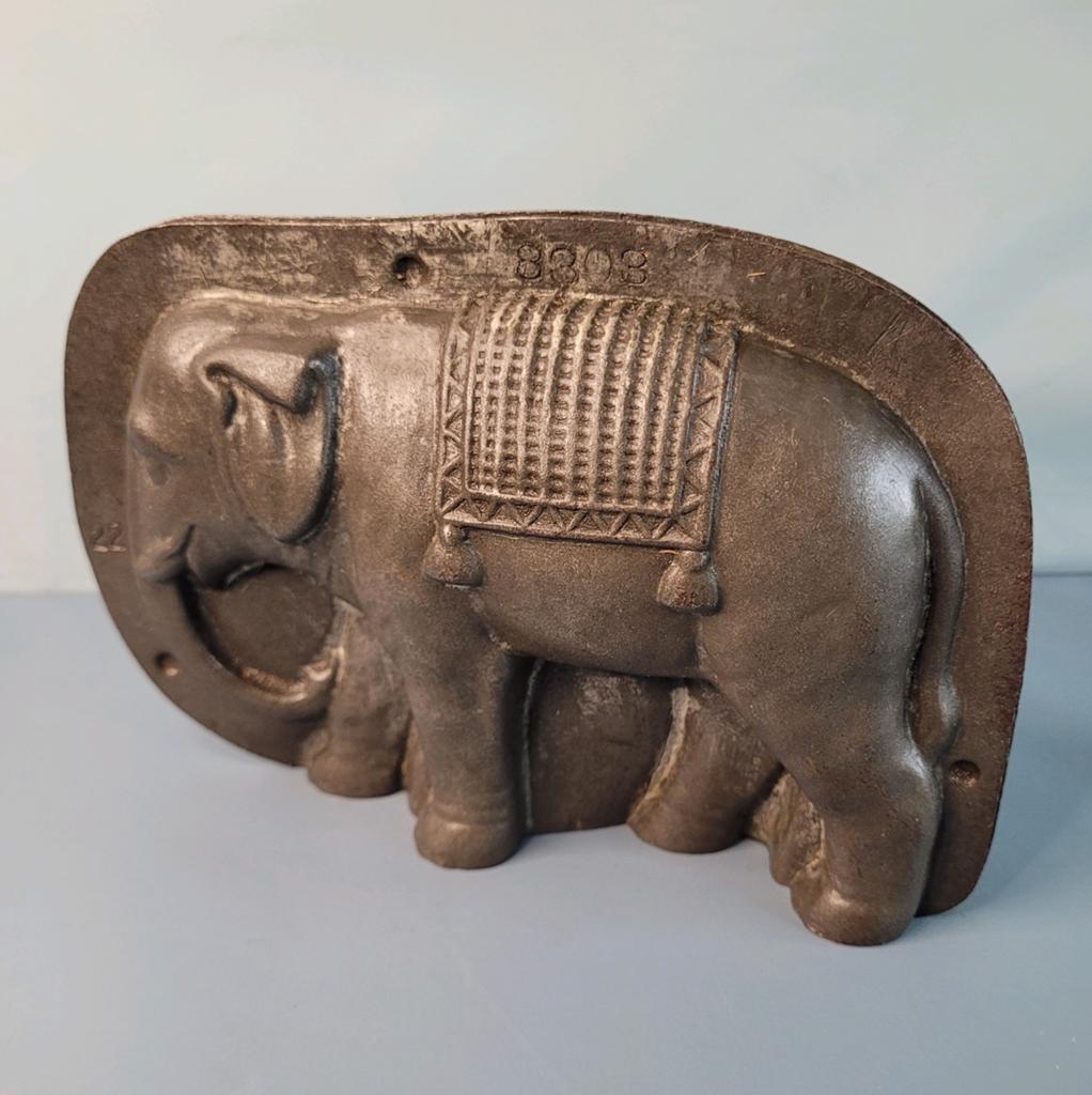 Antieke Chocolade Mal / Dubbele vorm /Olifant - Anton Reiche, Ophalen of Verzenden, Gebruikt, Gebruiksvoorwerp