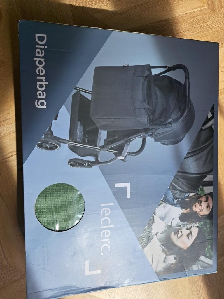 Leclerc diaper bag green, Ophalen of Verzenden, Nieuw