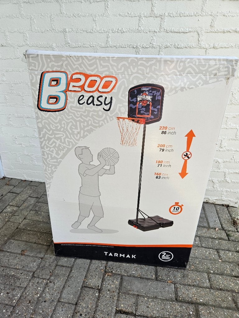 Basketbalpaal, Ophalen, Gebruikt, Ring, Bord of Paal