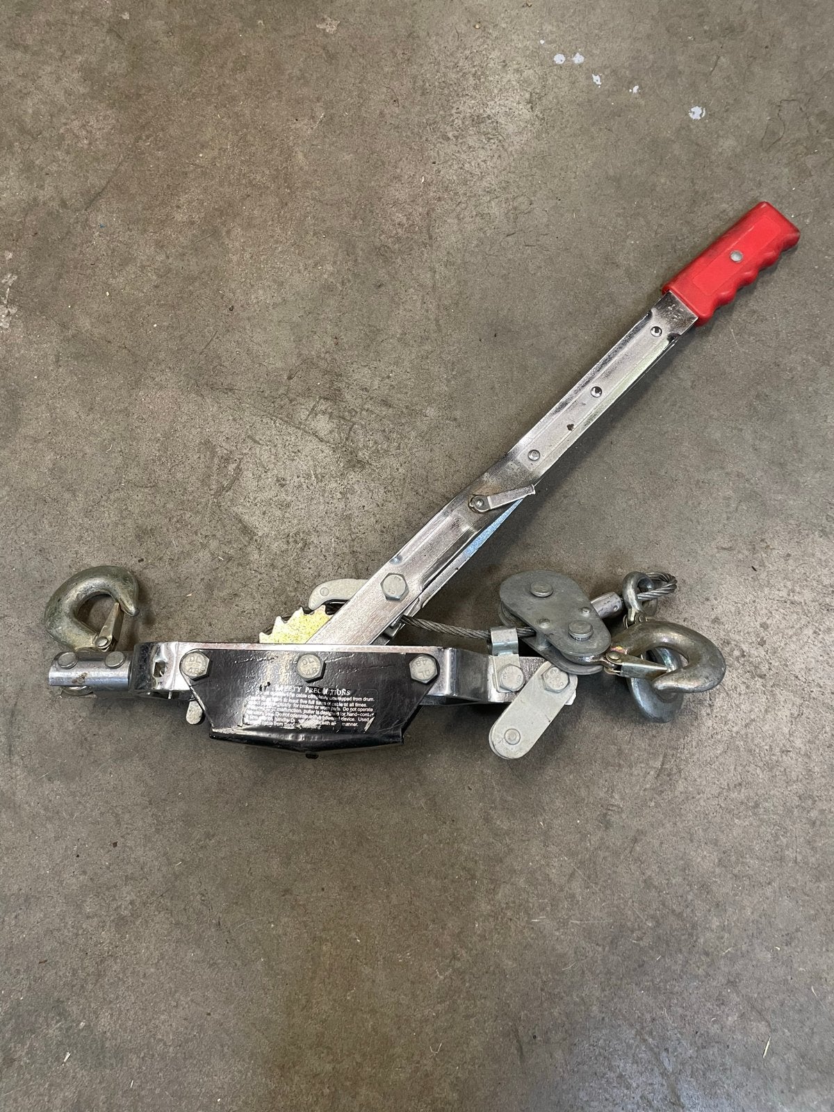 Kabeltrekker / Tirfor Lier - Handlier, Ophalen, Gebruikt, Overige typen, Overige merken