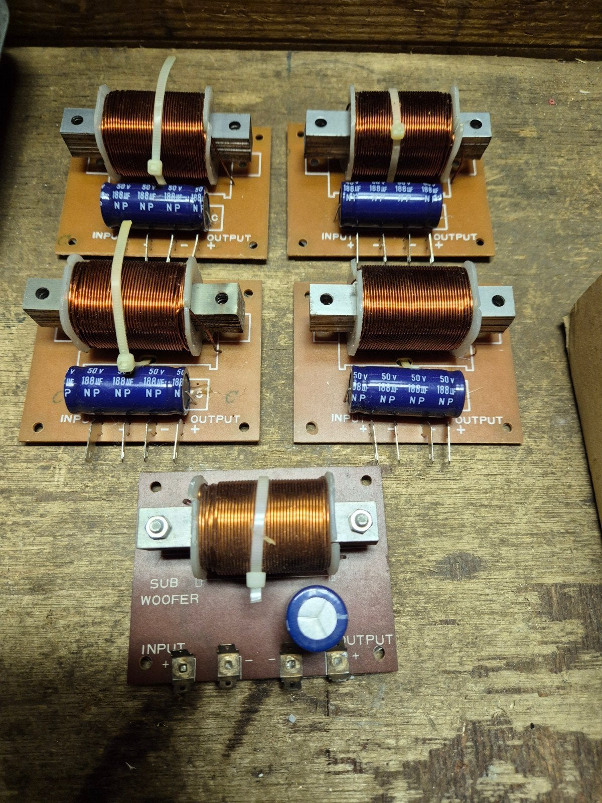 Speaker Crossover Filters - 5x 2-weg, Subwoofer, Ophalen of Verzenden, Zo goed als nieuw, Overige typen, Overige merken