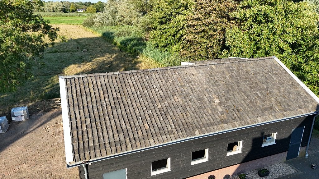 Oud Hollandse dakpannen ca. 195m2 inclusief nokvorsten, Ophalen, Gebruikt, Steen of Klei, Zwart