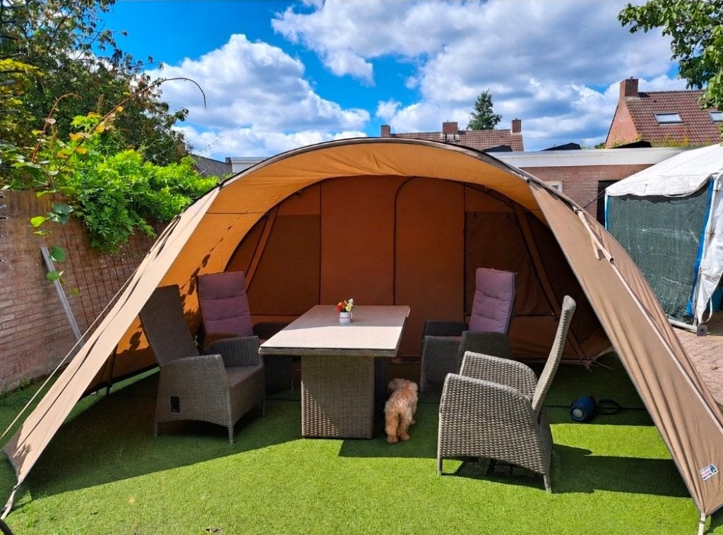 Falco steenarend 5000 tent (Bax tenten), Ophalen, Zo goed als nieuw, Tot en met 4