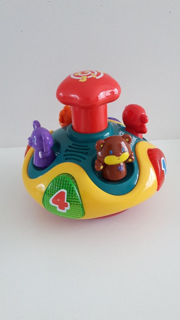VTech Baby Draai & Leer Tol met Geluid en Licht, Ophalen of Verzenden, Zo goed als nieuw