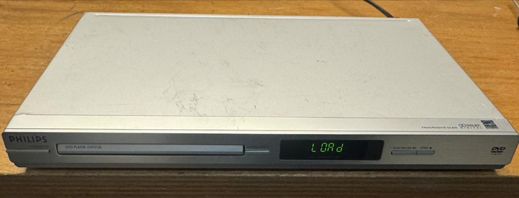 Philips DVD speler DVP3120 met afstandsbediening, Ophalen of Verzenden, Zo goed als nieuw