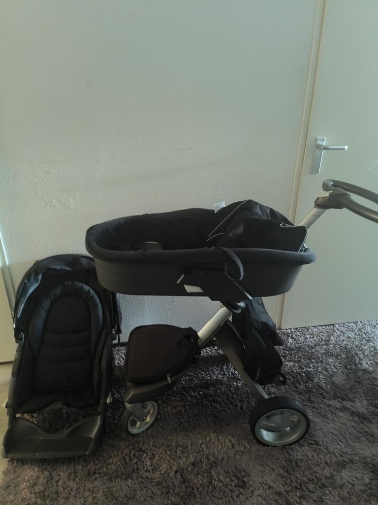 Gratis!! Stokke Xplory Combiwagen met reiswieg en zitje, Gebruikt, Combiwagen, Met reiswieg, Ophalen