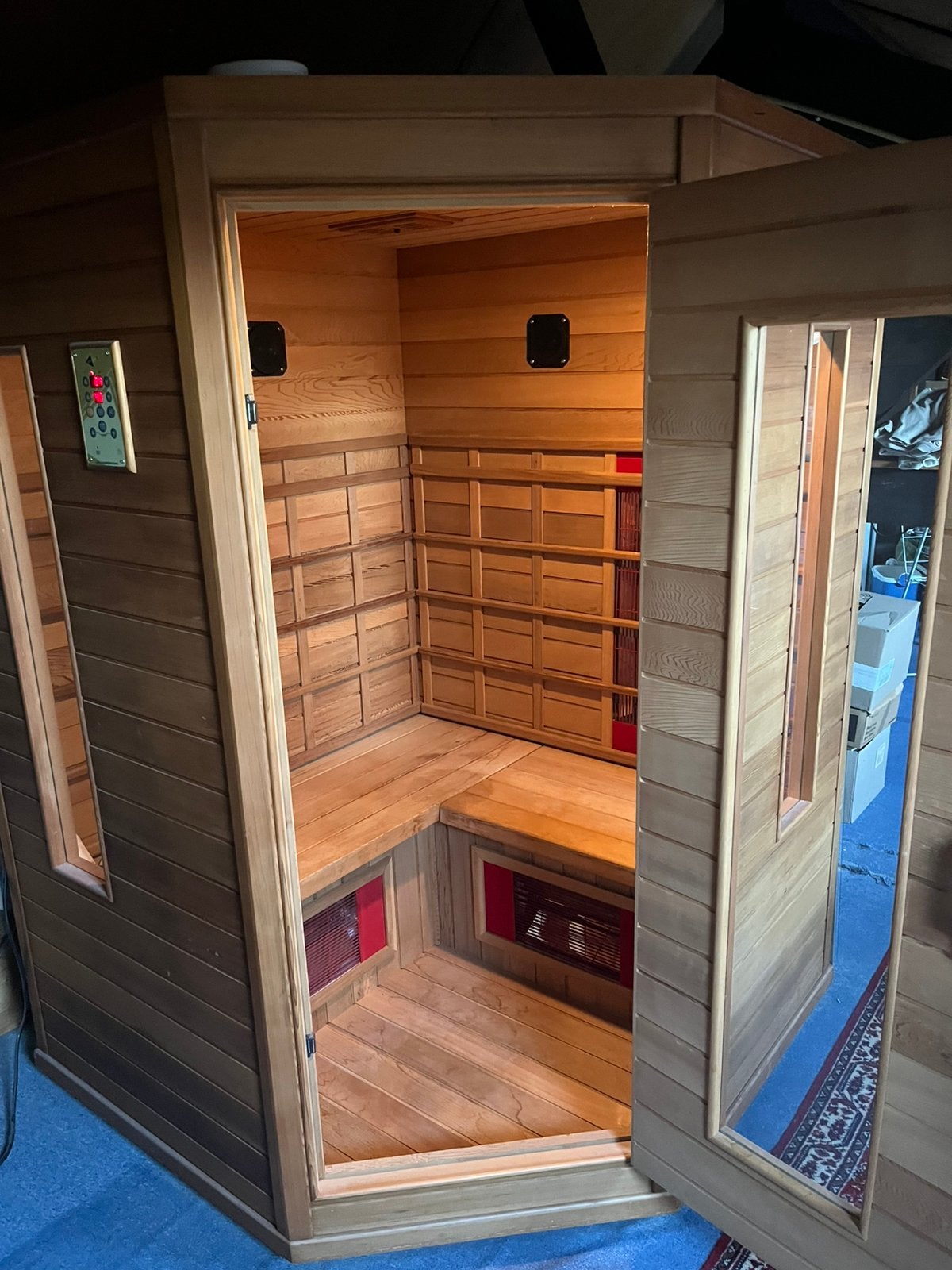 Infrarood sauna, Ophalen, Zo goed als nieuw, Complete sauna