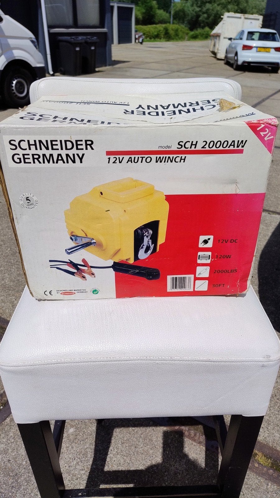 Schneider Germany 12V Auto Winch - Nieuw in doos, Ophalen of Verzenden, Nieuw, Elektrisch