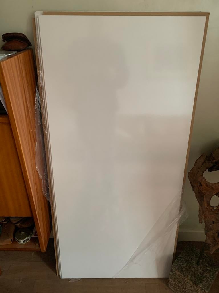 2x Plafondplaten wit glanzend 60x120 cm, Doe-het-zelf en Verbouw, Platen en Panelen, Ophalen, Nieuw, Overige materialen