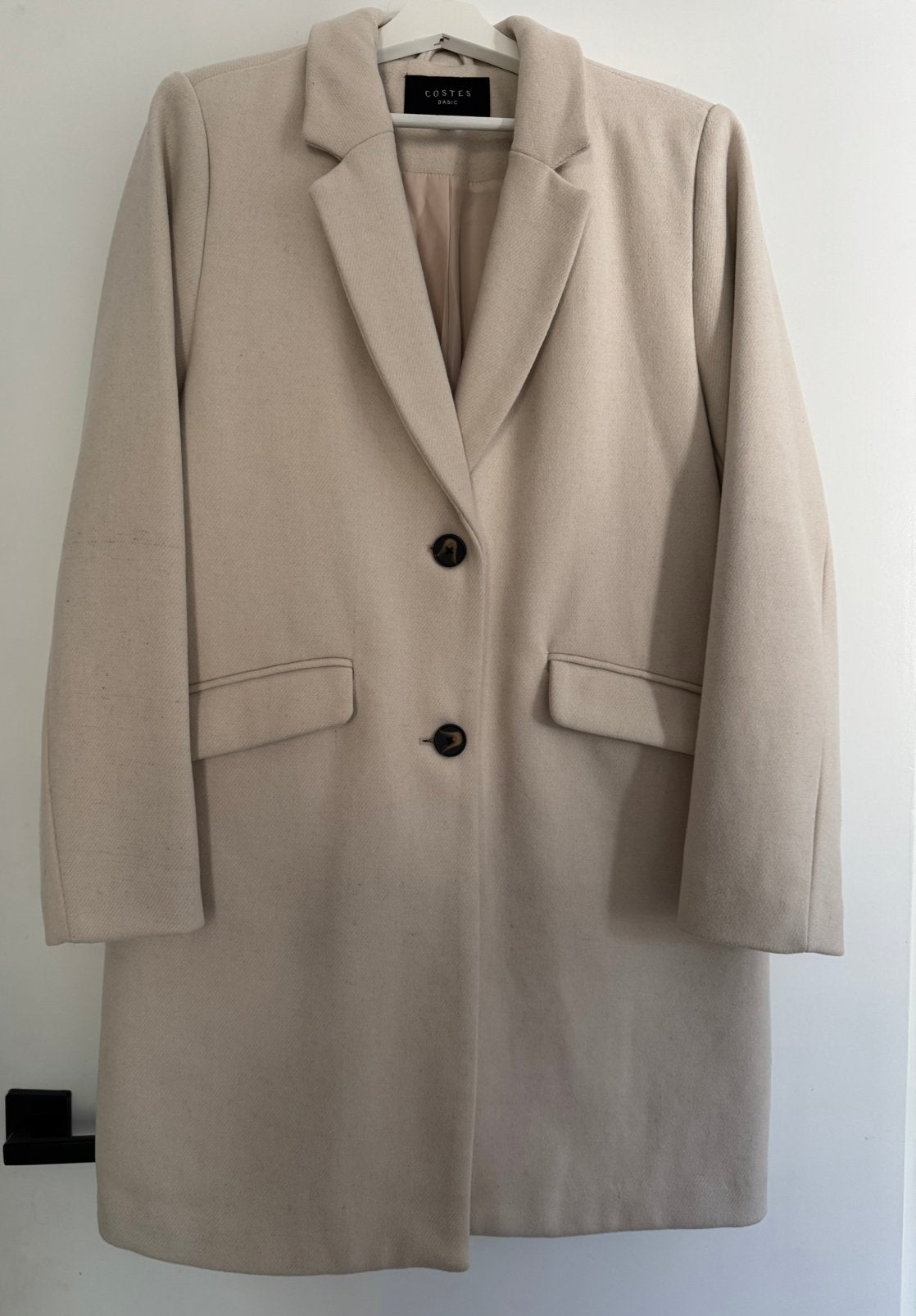 Costes jas beige maat M, Maat 38/40 (M), Beige, Ophalen of Verzenden, Zo goed als nieuw