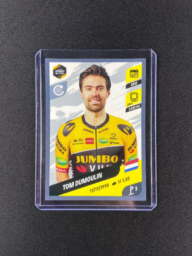 Tom Dumoulin Panini Tour de France 2022 Sticker Visma, Verzenden, Zo goed als nieuw, Overige sporten, Poster, Plaatje of Sticker