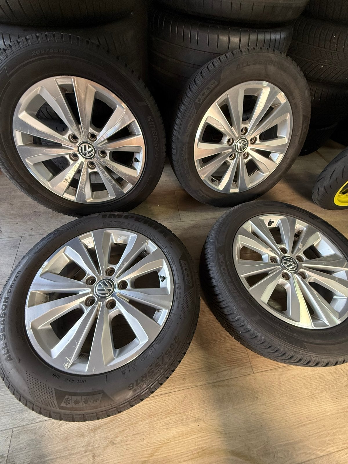 Vw toronto/all season/5x112/origineel/57.1/16 inch, 16 inch, ----, Banden en Velgen, Personenwagen