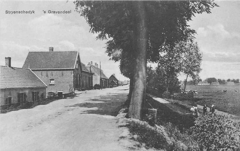 380-763-037 s Gravendeel Stryenschedijk, Verzenden, Voor 1920, Zuid-Holland