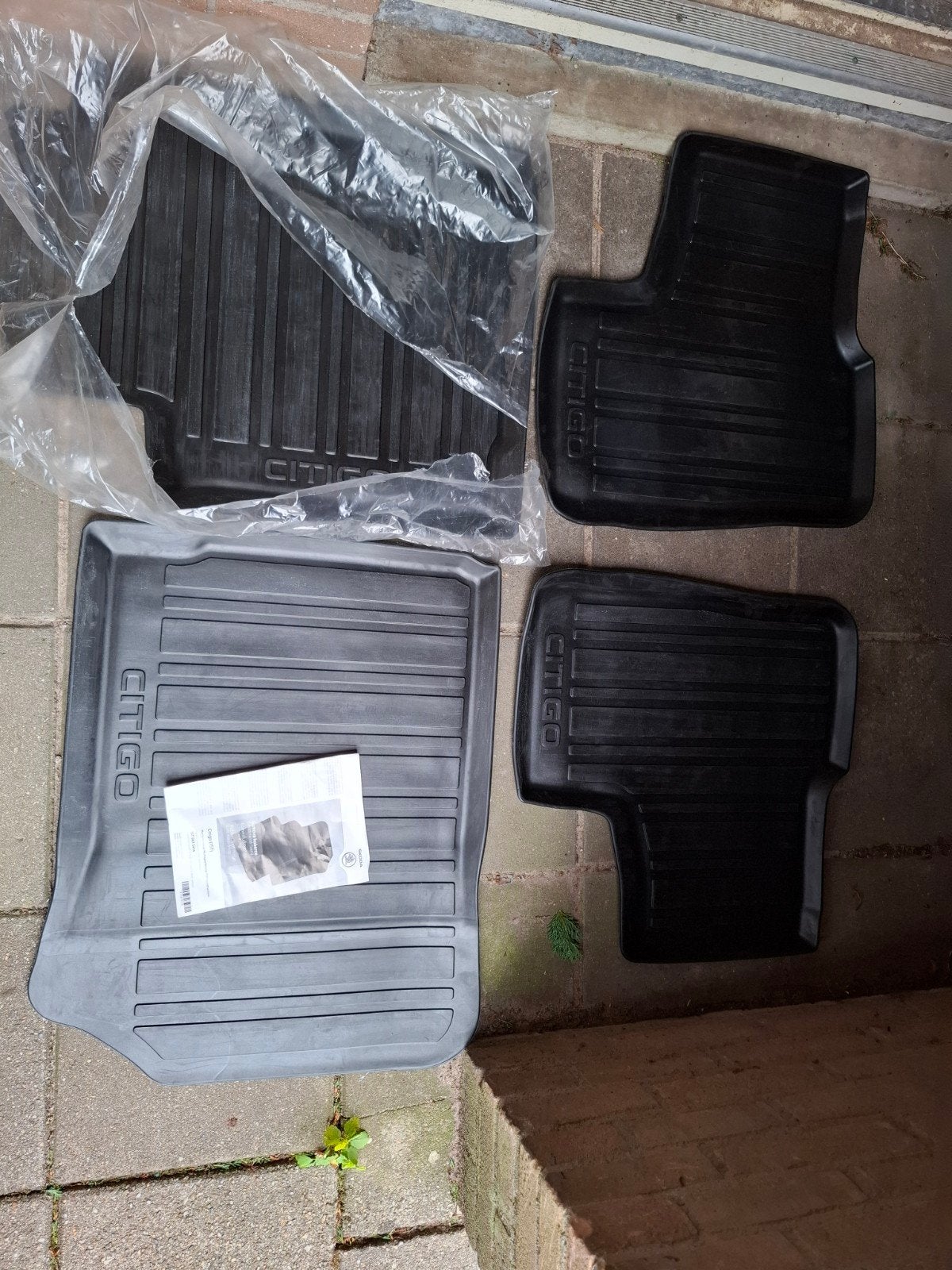 Nieuw! Originele Škoda Citigo Rubberen Automatten (Vaste Pri, Auto diversen, Automatten, Ophalen, Nieuw