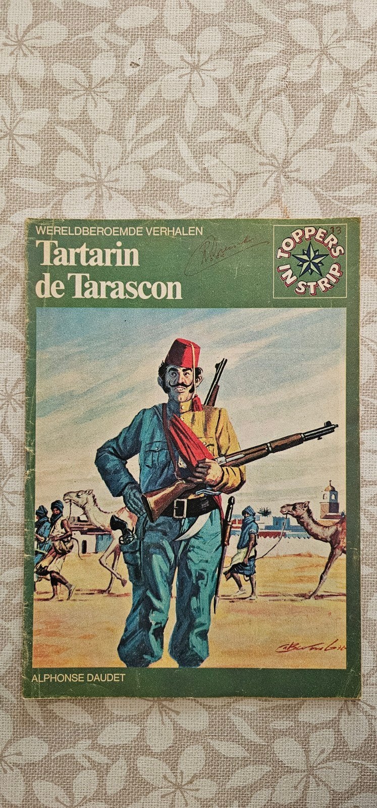 Tartarin de Tarascon, Daudet, Wereldberoemde Verhalen 1974, Boeken, Gelezen, Alphonse Daudet, Eén stripboek, Ophalen of Verzenden