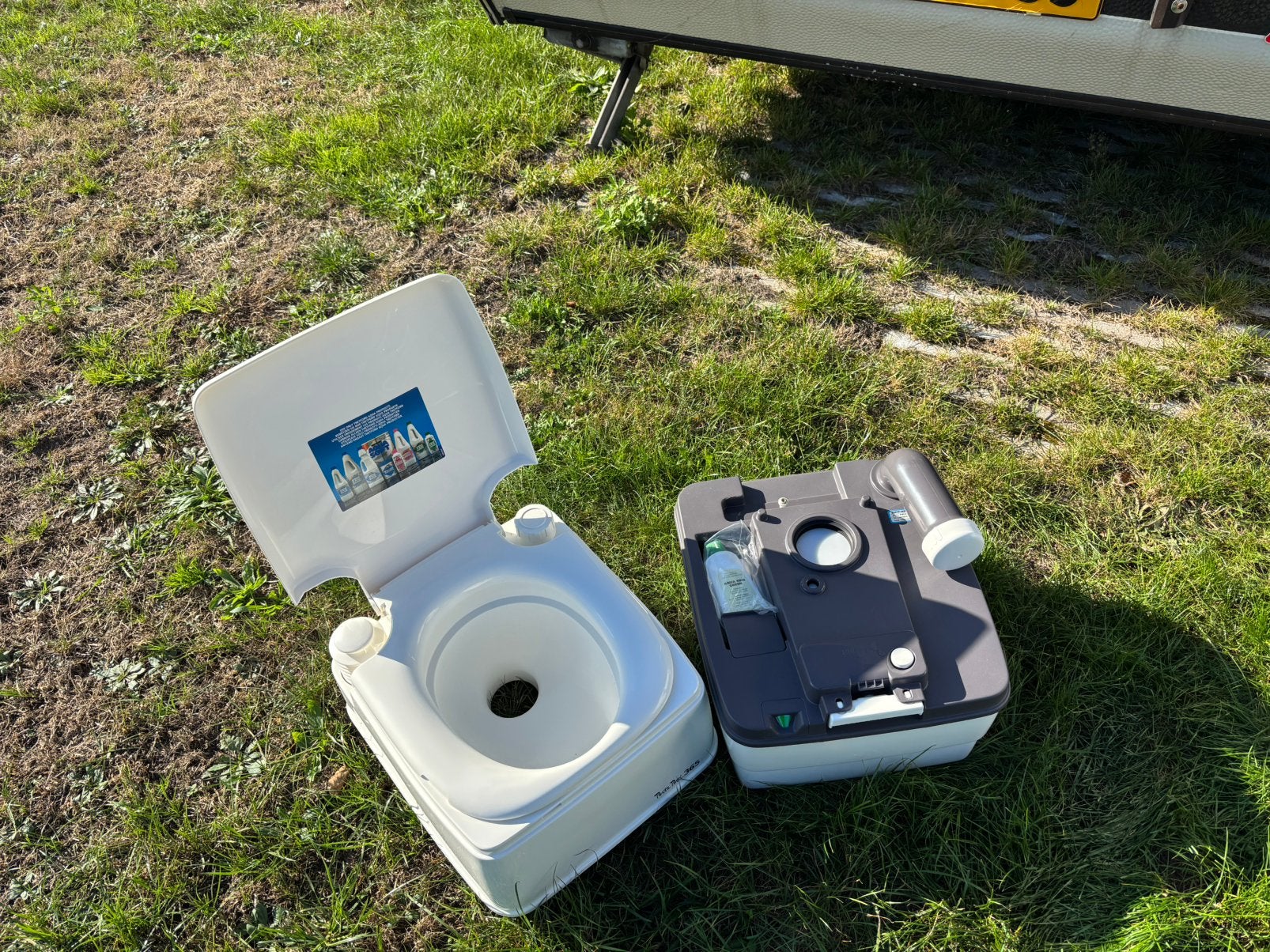 Porta potti, Caravans en Kamperen, Ophalen