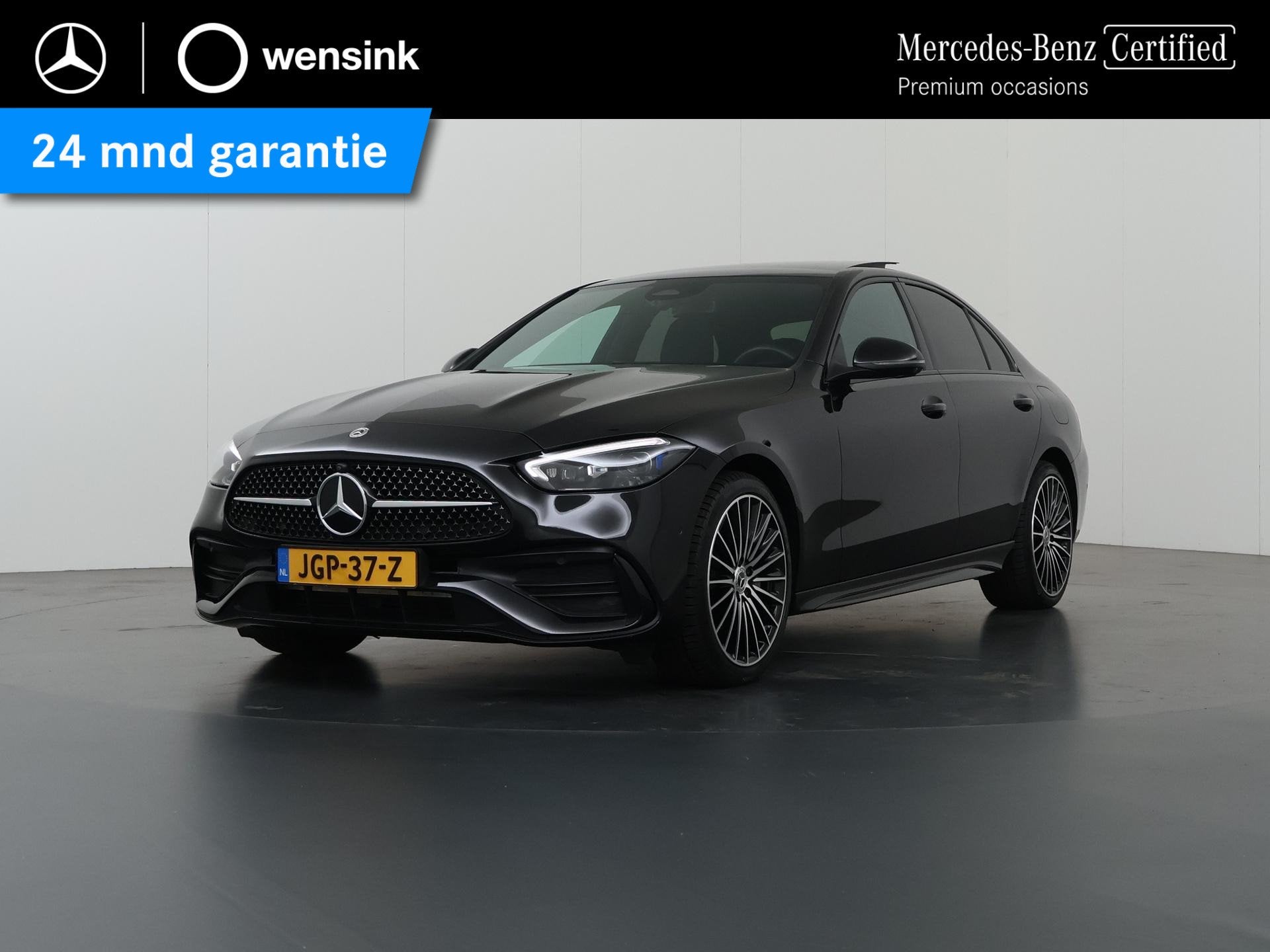 Mercedes-Benz C-klasse 300 de Business Solution AMG | Night, Auto's, Automaat, Dealer onderhouden, Achterwielaandrijving, 4 cilinders
