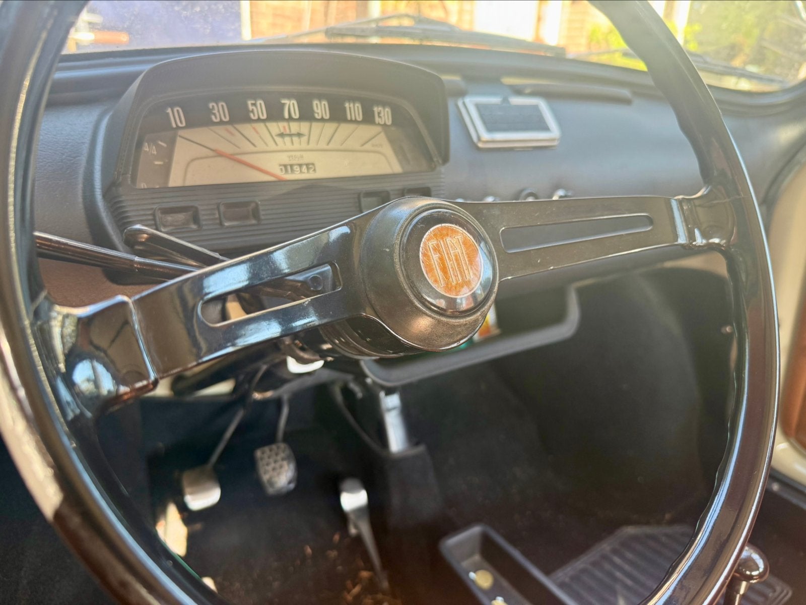 Fiat 500 oldtimer Crème, foto 8