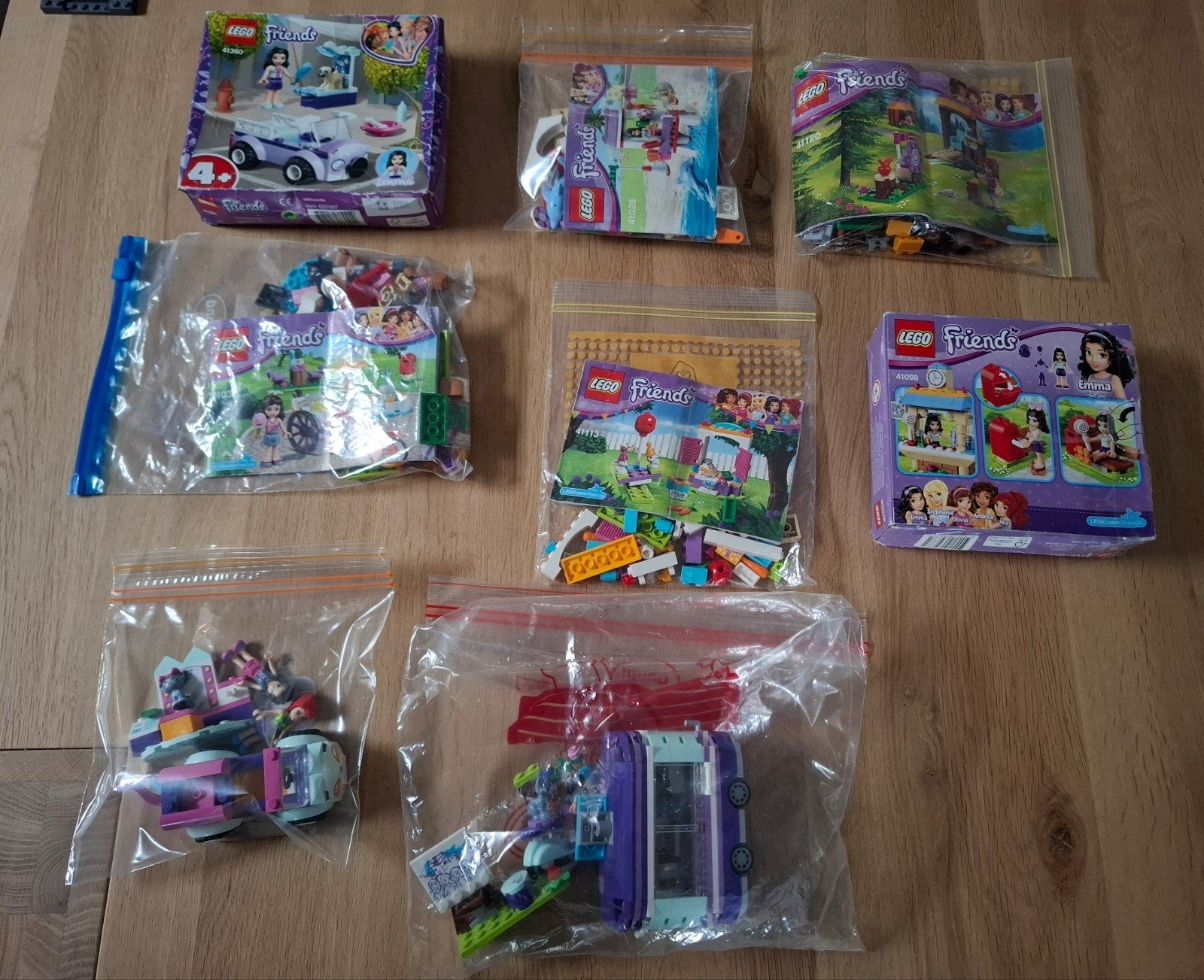 lego friends sets 8x, Ophalen of Verzenden, Gebruikt, Lego
