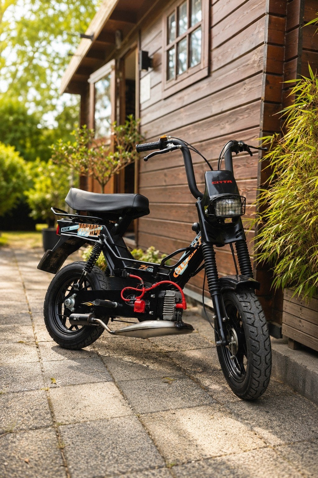 Zwarte Citta Bromfiets - Goed Onderhouden, Ophalen, Zo goed als nieuw, Tweetakt, Gilera