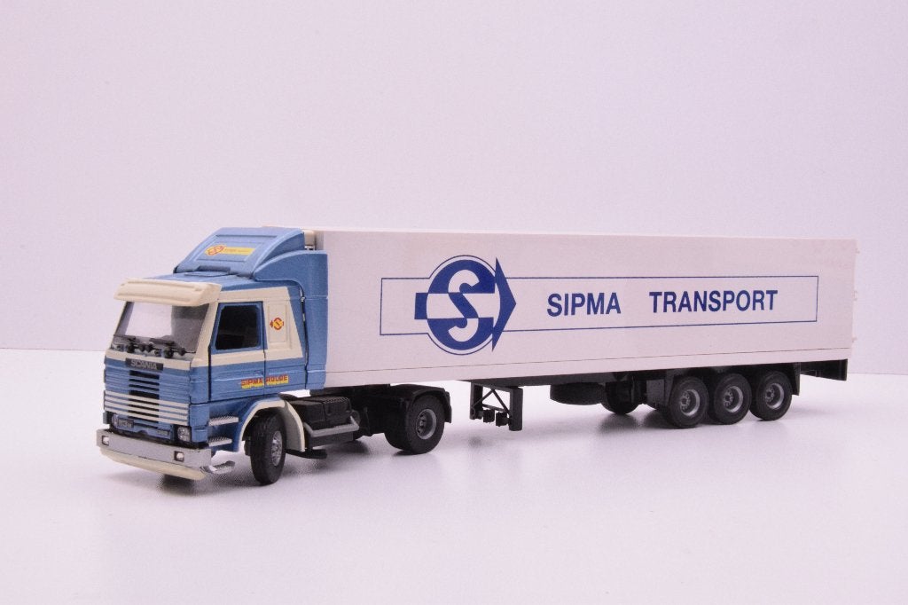 Scania 113M-360  '' Sipma transport - Rolde ''  Tekno, Hobby en Vrije tijd, Modelauto's | 1:50, Ophalen of Verzenden, Zo goed als nieuw
