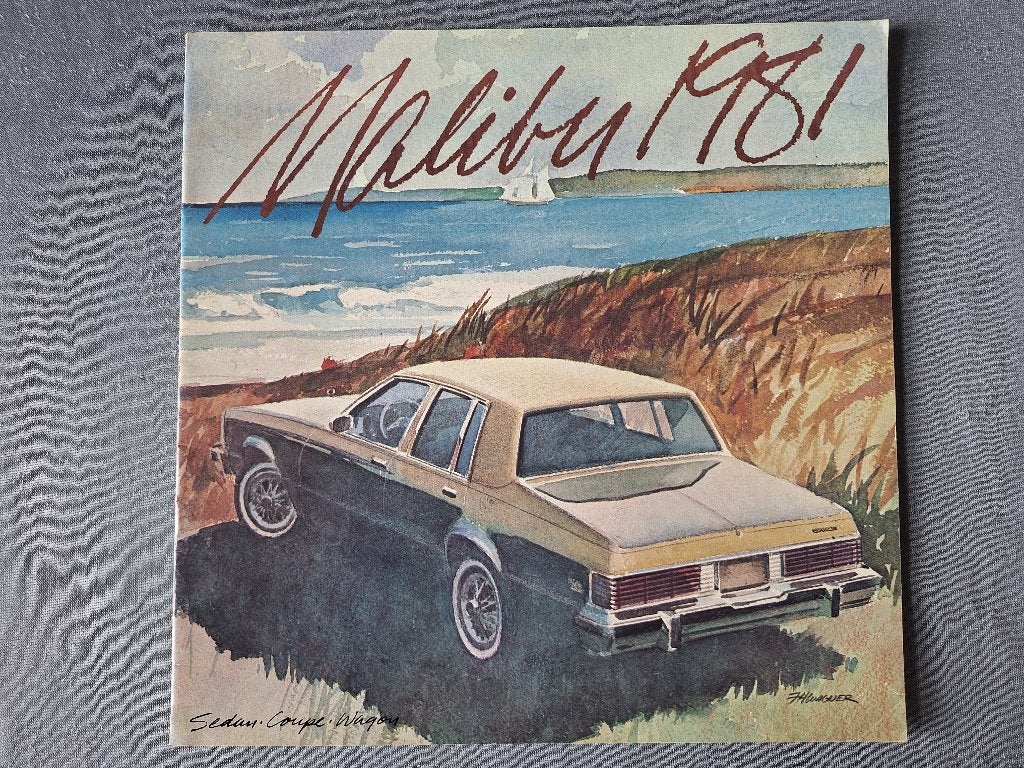 Brochure CHEVROLET MALIBU -  1981 USA, Verzenden, Gelezen, Chevrolet