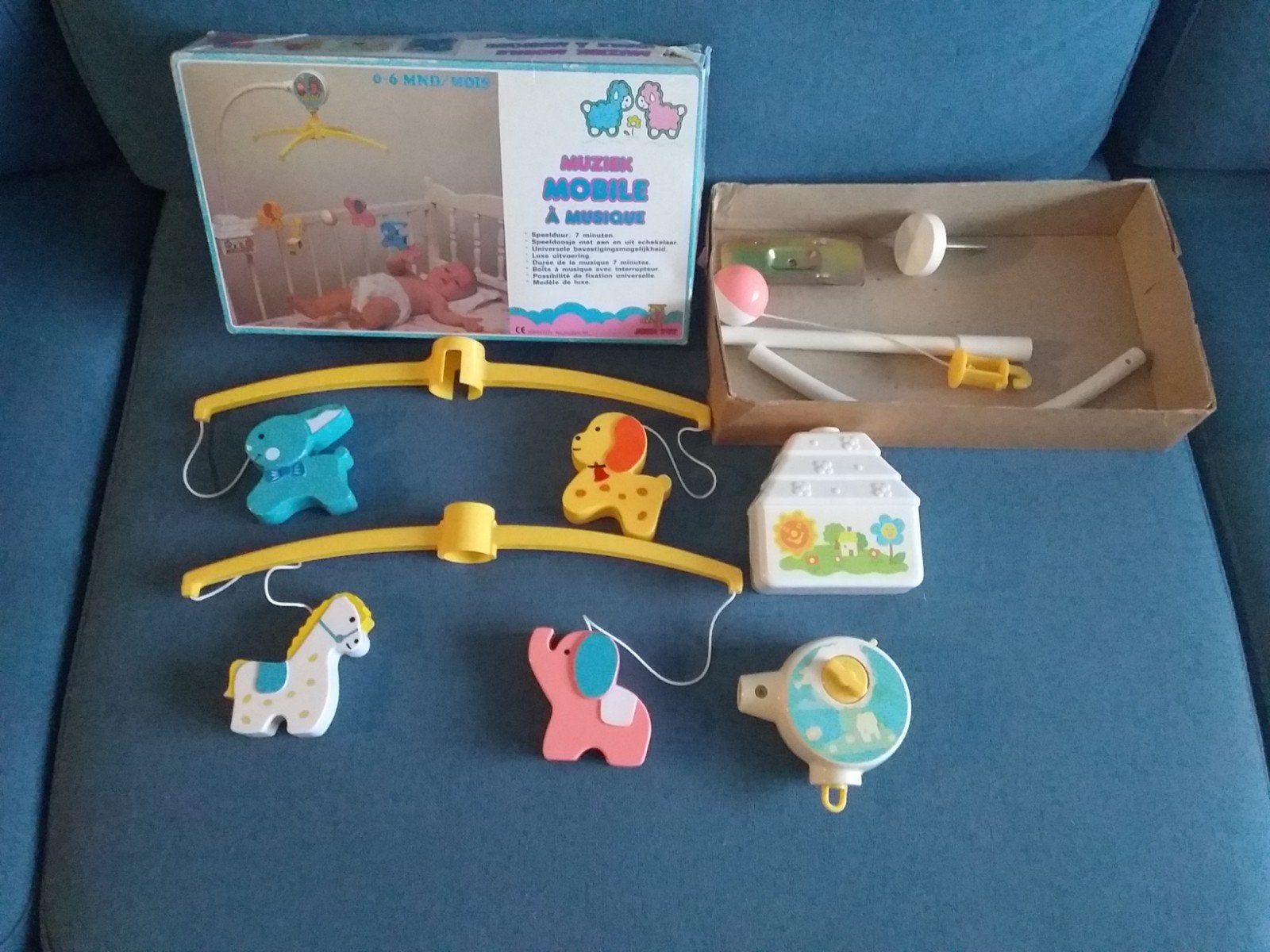 Mobile voor babybed of box, Ophalen of Verzenden, Zo goed als nieuw