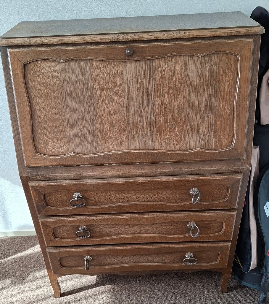 Commode (ladekast), Ophalen, Gebruikt, 100 tot 150 cm, Eikenhout