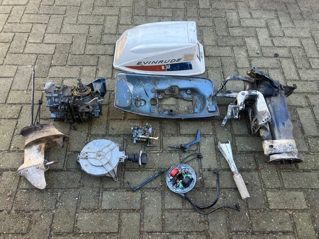 Evinrude 18 pk 2 takt fastwin buitenboordmotor onderdelen, Watersport en Boten, Ophalen of Verzenden, Gebruikt, Motor en Techniek