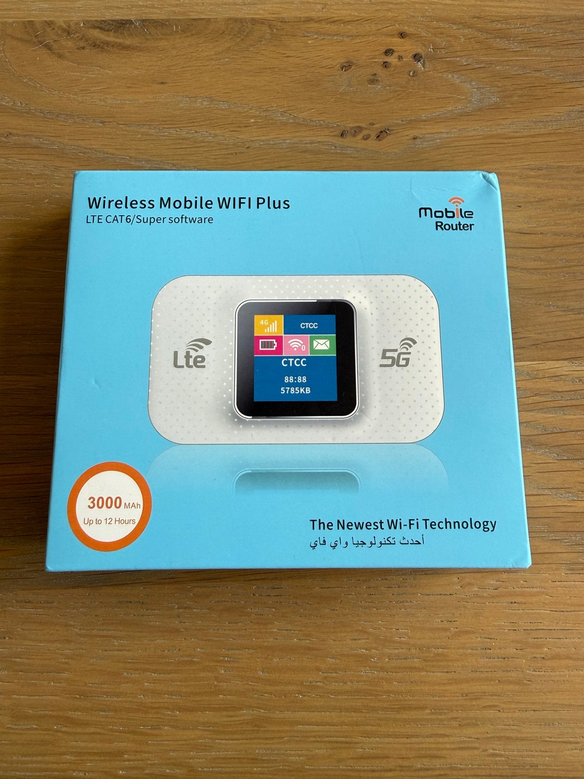 Wireless Mobile WiFi Plus 4G LTE MiFi Router, Computers en Software, Routers en Modems, Verzenden, Nieuw, Router