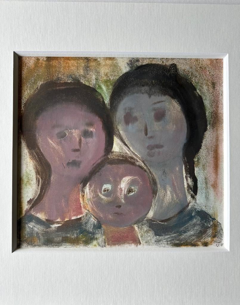 Irene Joffroy olieverf op papier, Ophalen