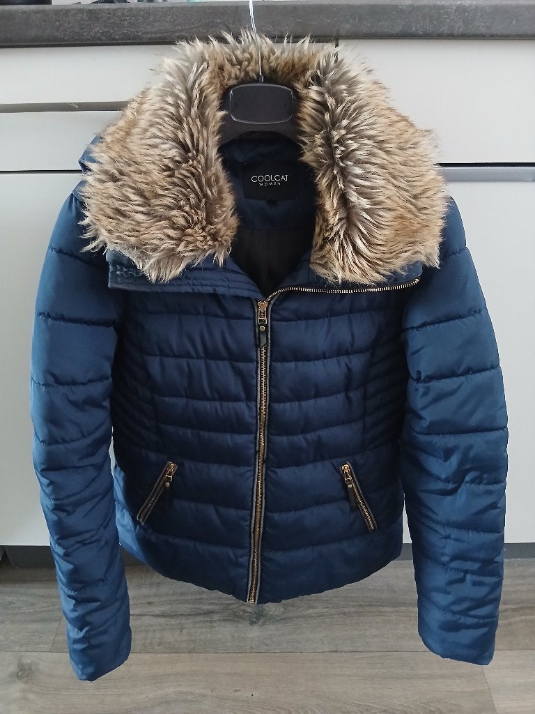 Dames winterjas M, Kleding | Dames, Blauw, Coolcat, Gedragen, Ophalen