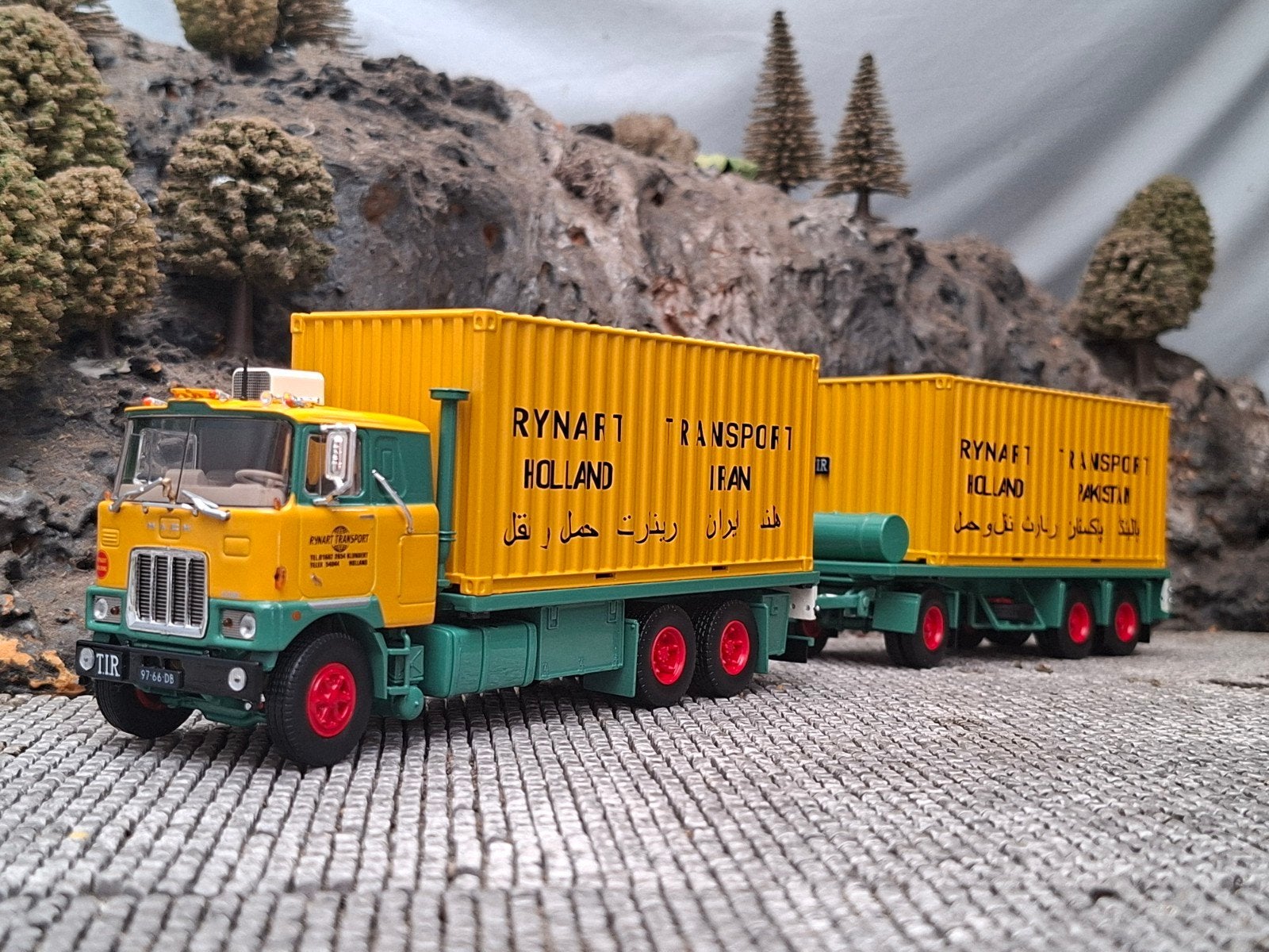 Tekno Mack F700 Rynart Transport, Ophalen of Verzenden, Nieuw, Bus of Vrachtwagen, Tekno