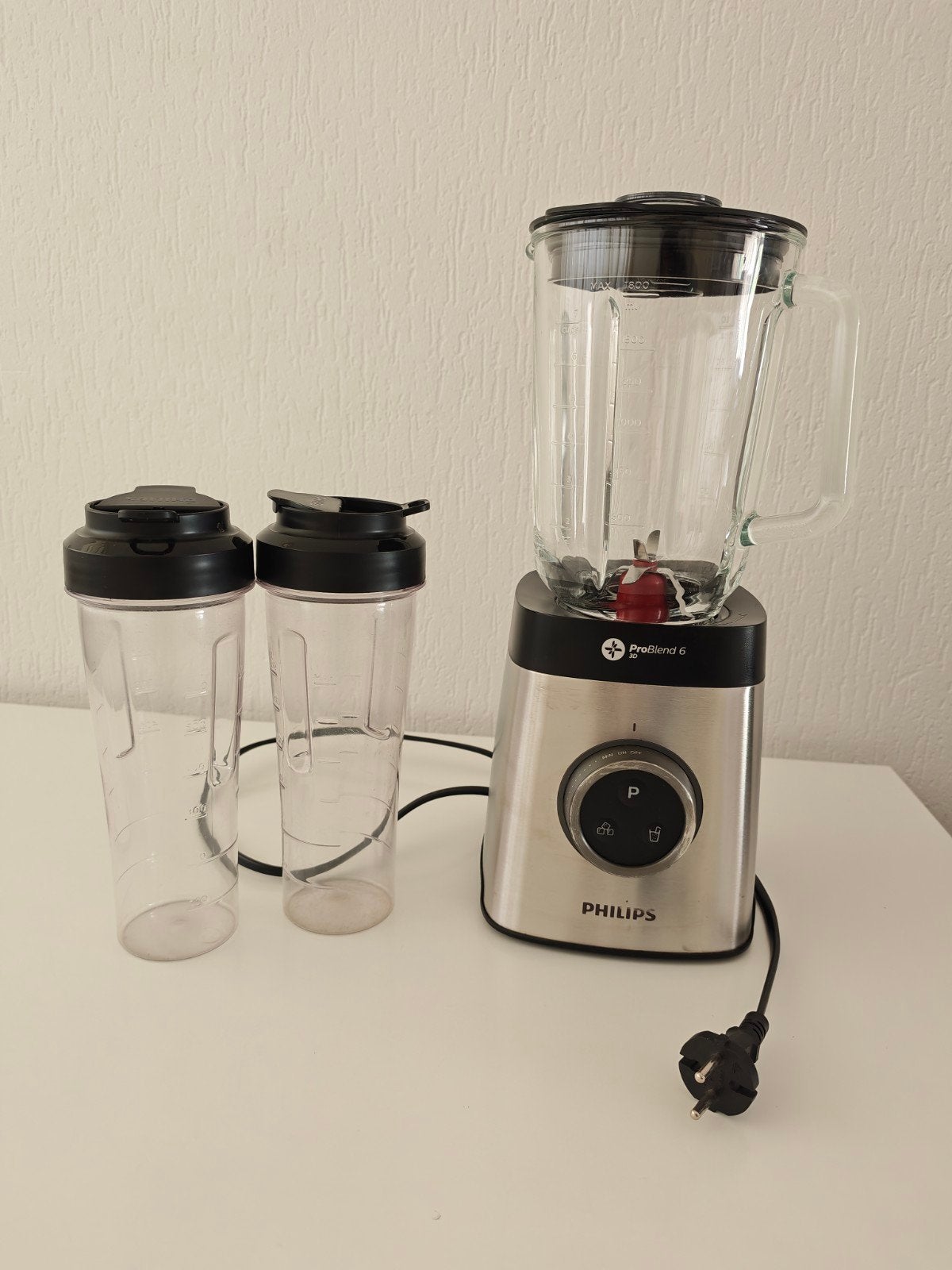 Philips ProBlend 6 3D Blender HR3655 1400 wat, Ophalen, Gebruikt, Blender