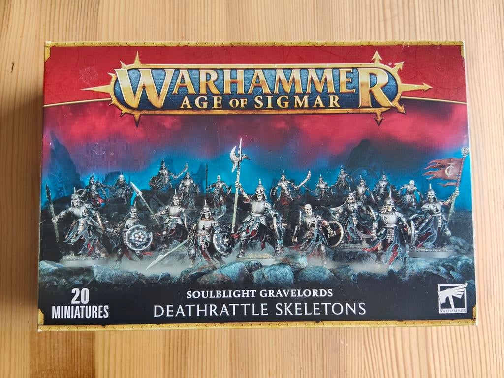 Warhammer AoS Deathrattle Skeletons, Single Figures & Bits, Hobby en Vrije tijd, Wargaming, Ophalen of Verzenden, Zo goed als nieuw