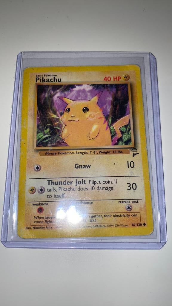 Pikachu 87/130, Hobby en Vrije tijd, Verzamelkaartspellen | Pokémon, Ophalen of Verzenden, Zo goed als nieuw