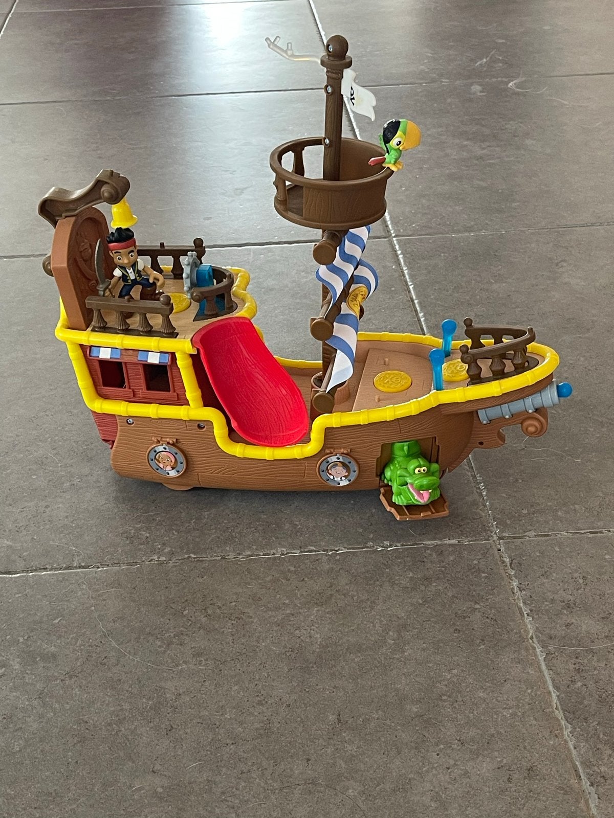 Fischer Price Mattel Jake en de Piraten set + accessoires, Ophalen, Zo goed als nieuw, Speelset