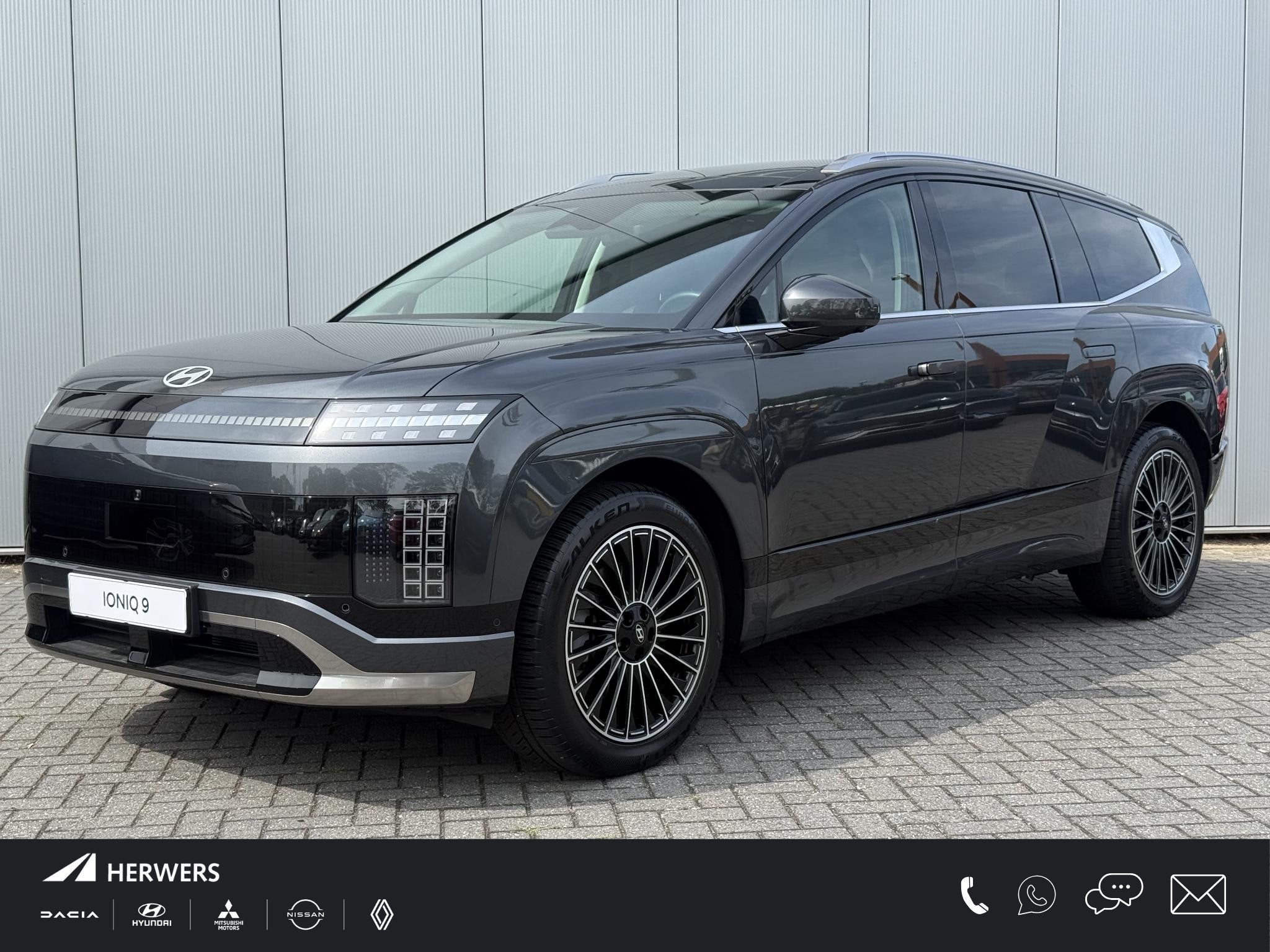 Hyundai IONIQ 9 Lounge AWD 6p. 110.3 kWh / 6 persoons / Full, Automaat, 307 pk, Gebruikt, Lichtsensor