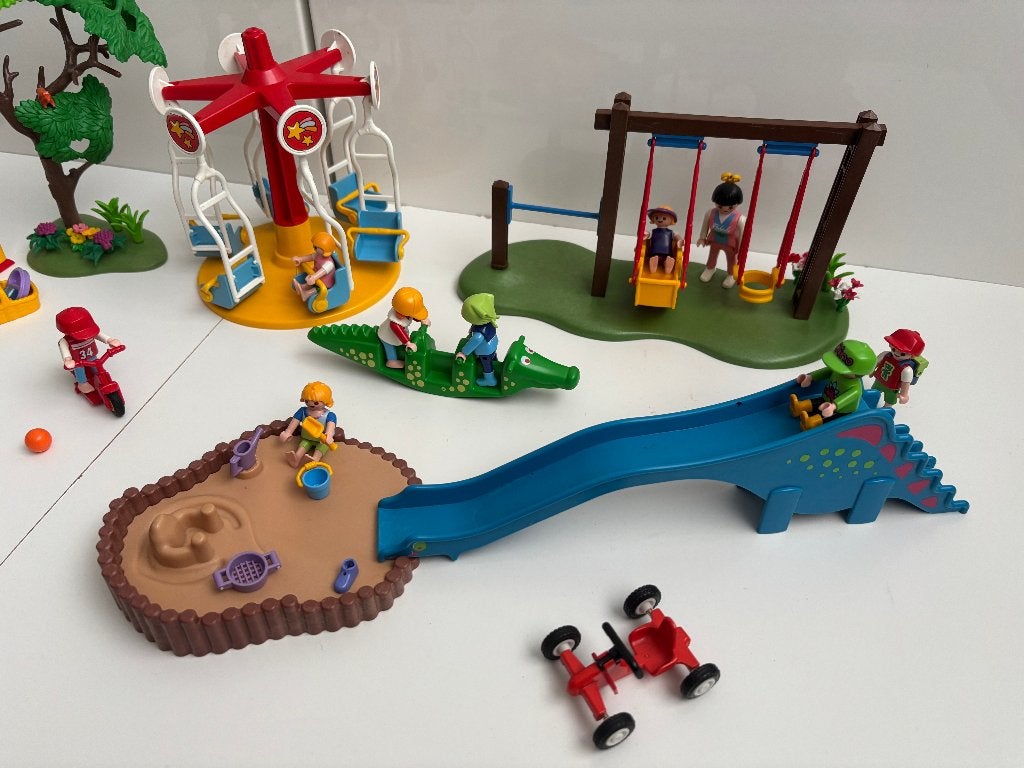 Playmobil Speeltuin - 4070 -Toffe speeltuin, groot set, Losse onderdelen, Overige typen, Ophalen of Verzenden, Zo goed als nieuw