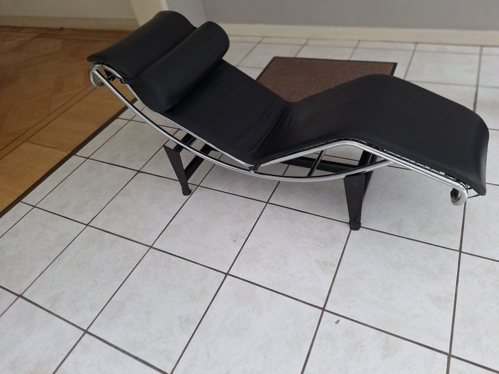 Chaise longue, Ophalen, Gebruikt, Eenpersoons, Leer