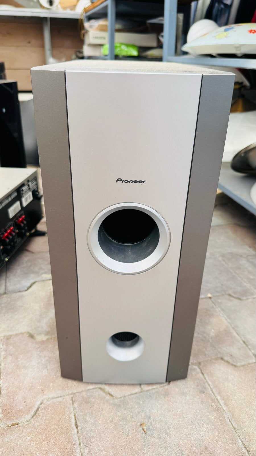 Pioneer S-W177SW actieve subwoofer, Gebruikt, Subwoofer, Ophalen of Verzenden, Pioneer
