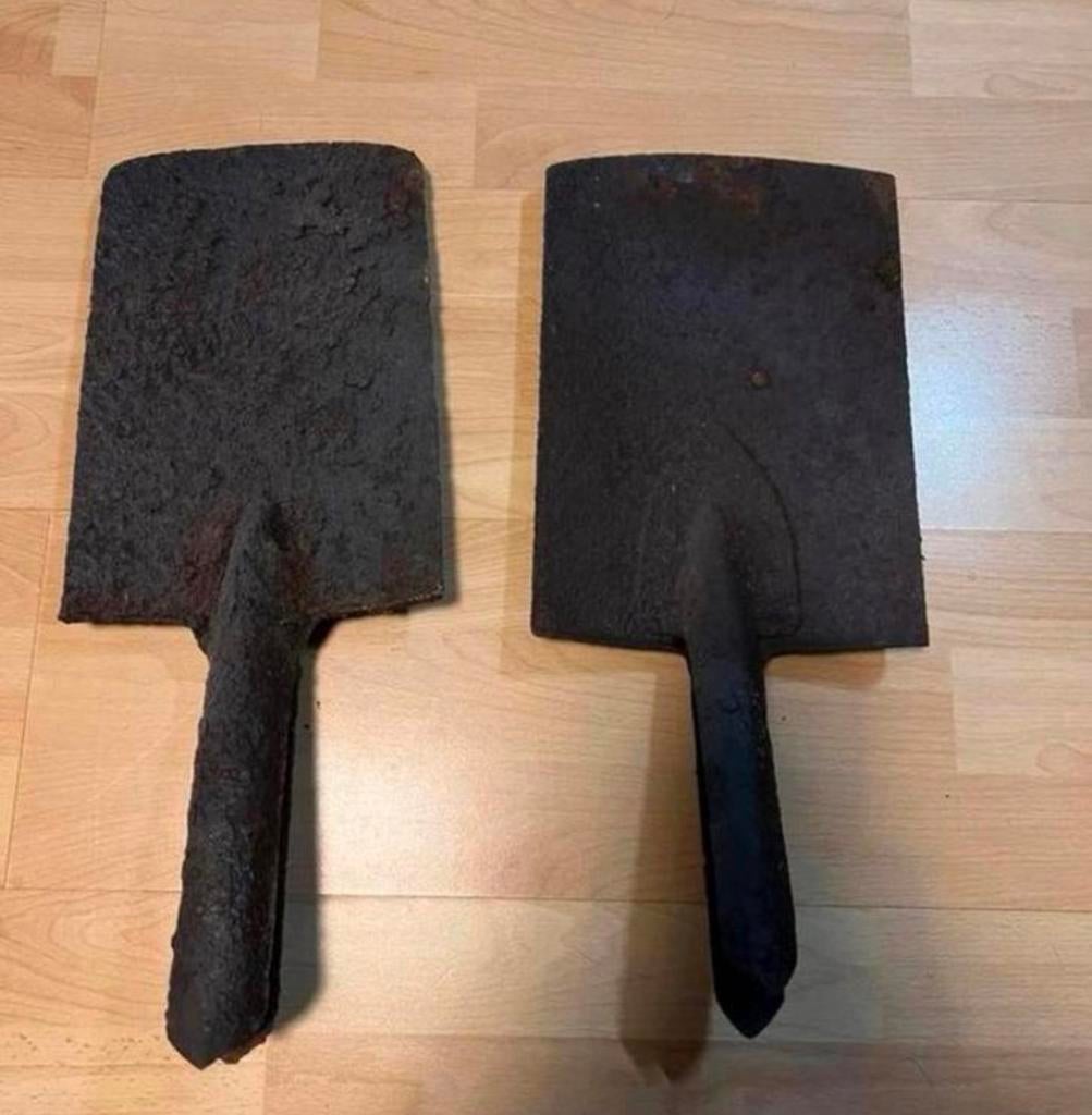 Russisch/duitse scheppen vondst loopgraven nabij berlijn, Verzamelen, Militaria | Tweede Wereldoorlog, Duitsland, Ophalen of Verzenden