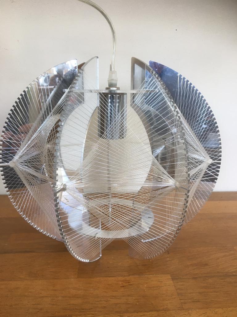 Hanglamp jaren 80., Ophalen of Verzenden, Zo goed als nieuw, Minder dan 50 cm