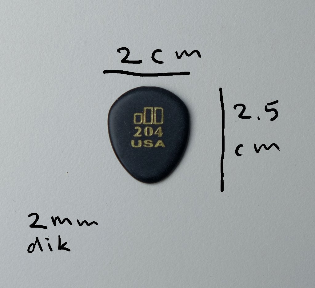 Jim Dunlop Jazztone 204 Plectrums  28 stuks (Ronde Punt), Verzenden, Nieuw, Elektrische gitaar