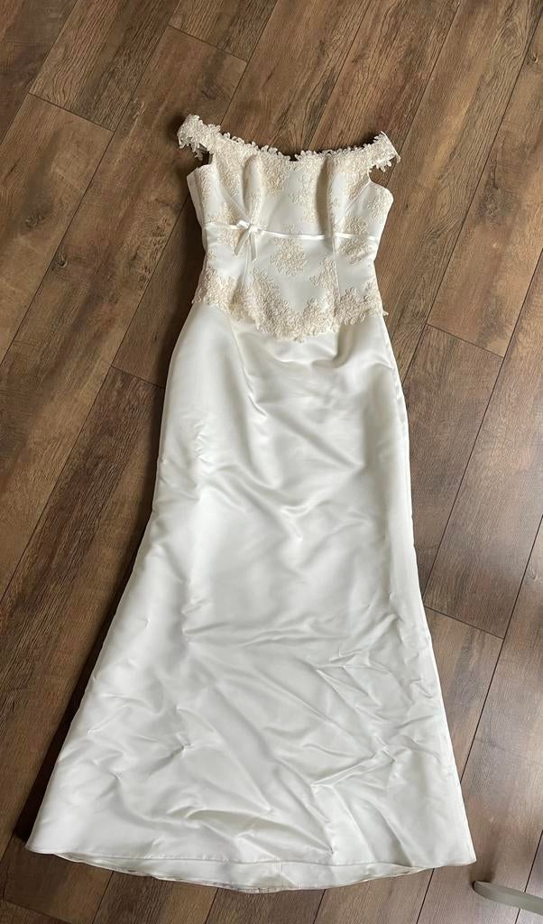 Bruidsjurk, champagne kleur, maat 38/40, Ophalen of Verzenden, Zo goed als nieuw