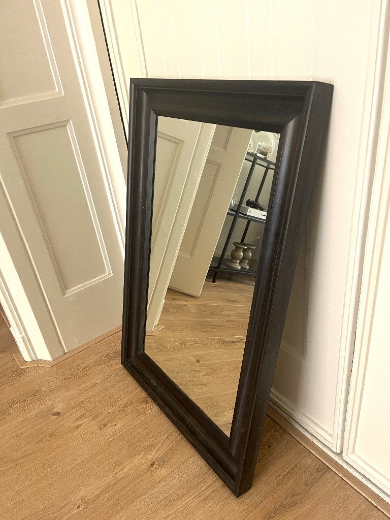 Ikea Hemnes Spiegel Bruin 60x90cm, Huis en Inrichting, Ophalen, Zo goed als nieuw, Minder dan 100 cm, Rechthoekig